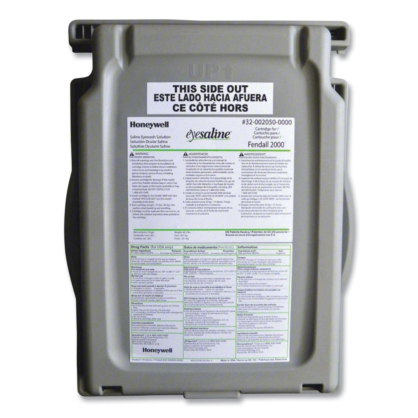 Honeywell Fendall 2000 Sterile Eyesaline Refill Cartridge, 6.9 gal (FND320020500000)