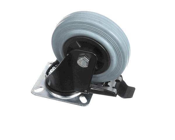Fri-Jado 9040497 Swivel Caster With Brake Black Fork Tire (FRIJ9040497)