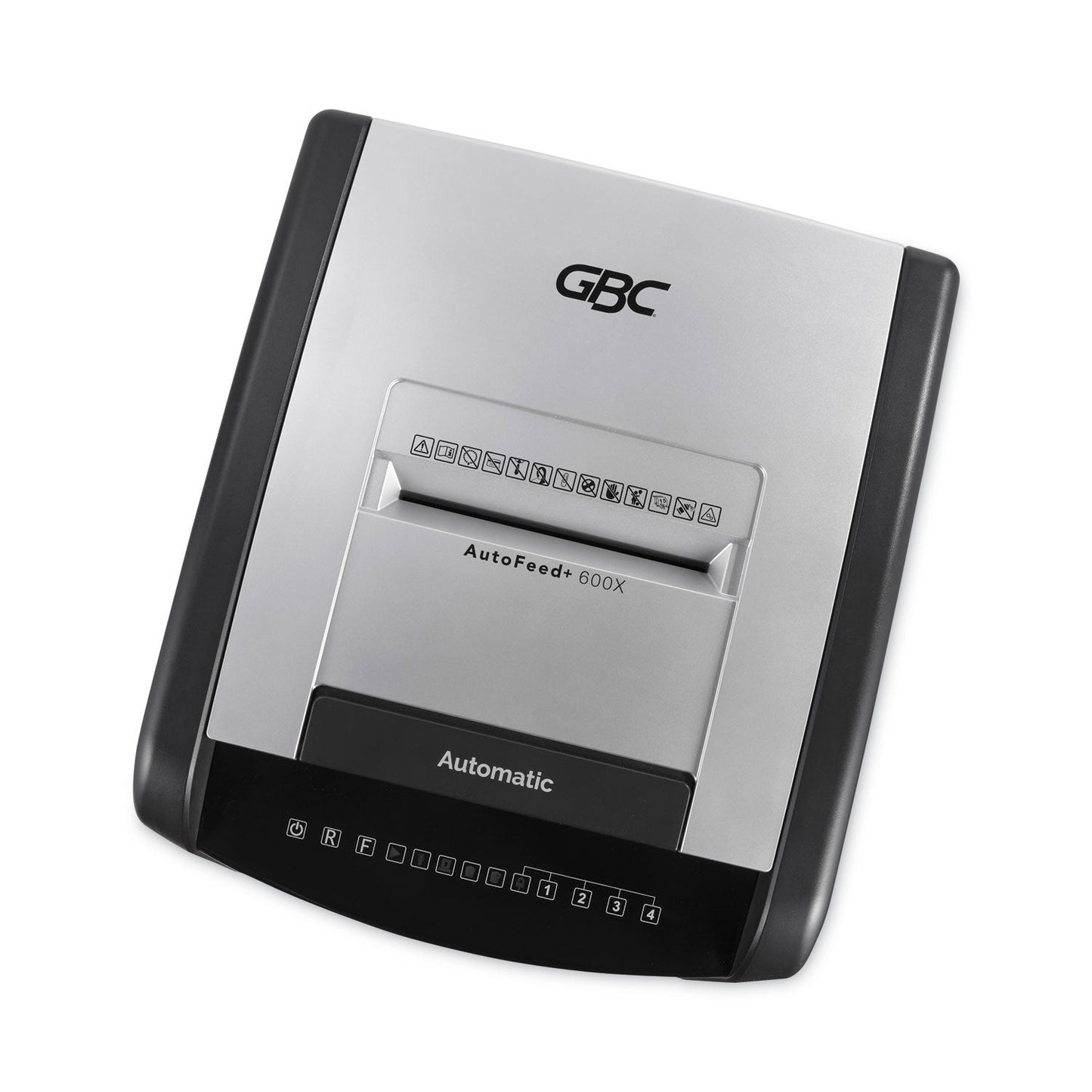 GBC AutoFeed+ 600X Super Cross-Cut Office Shredder, 600 Auto/15 Manual Sheet Capacity (GBCWSM1757510)
