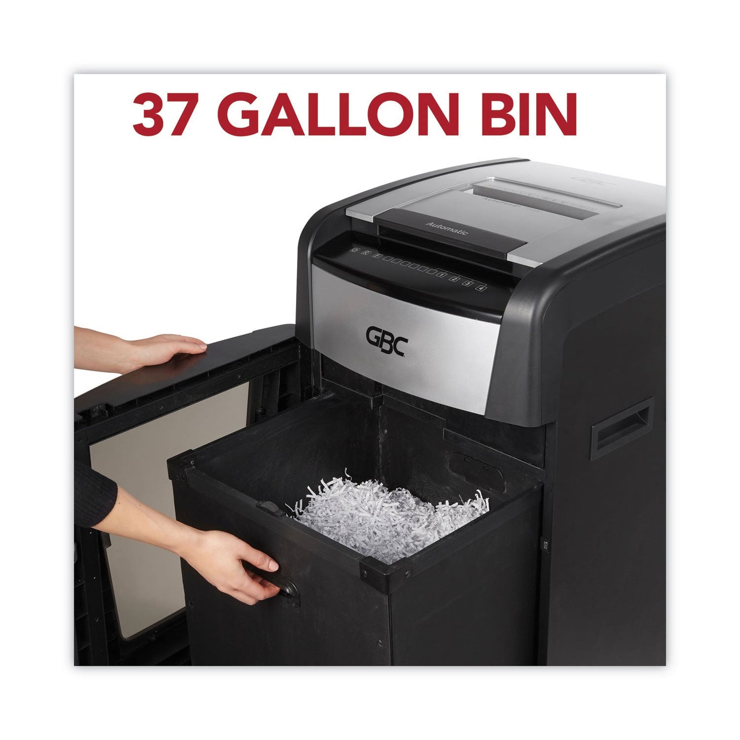 GBC AutoFeed+ 750M Micro-Cut Large Office Shredder, 750 Auto/15 Manual Sheet Capacity (GBCWSM1757613)