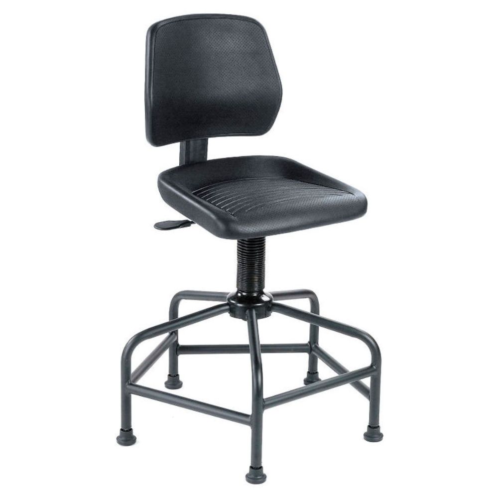 Interion Task Stool, Polyurethane, Black (WB516125)