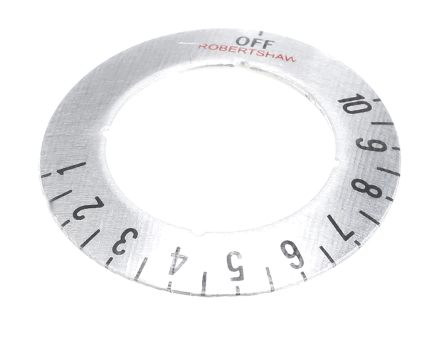 Giles 20025 Plate, Knob Dial 1-10, Ghm (GIL20025)