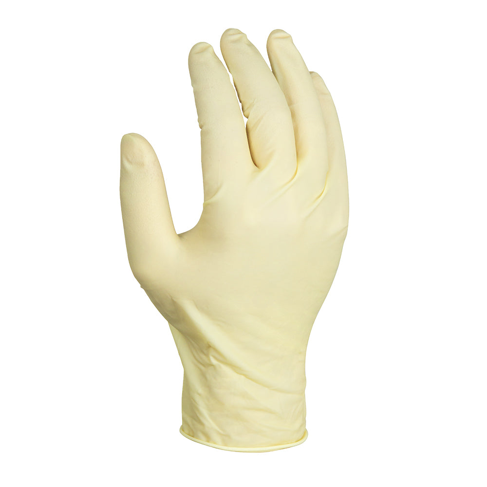 Safety Zone® Latex Powder Free 8 mil Total Grip Exam Gloves, Natural, XL, Box of 100 (SZNGL-L165FX)