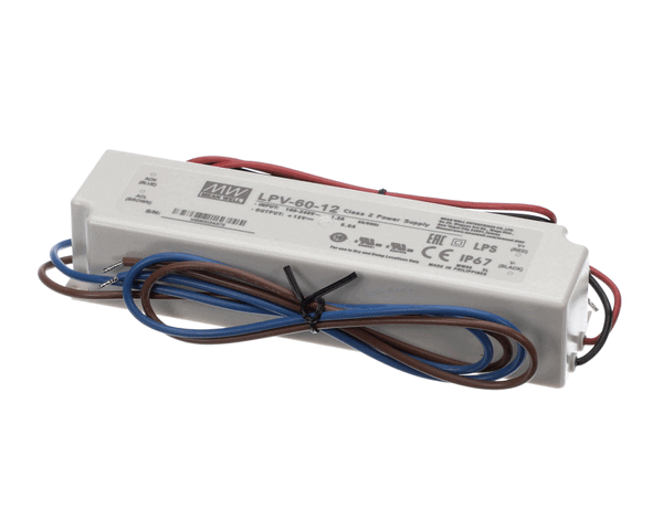 Glastender 06004916 Power Supply, 60 Watt, Mean Well Lpv-60- (GLA06004916)