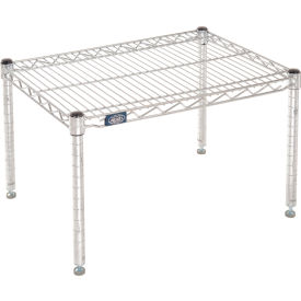 Nexel Chrome Wire Dunnage Rack - 24"W x 18"D x 14"H (WBB2256994)