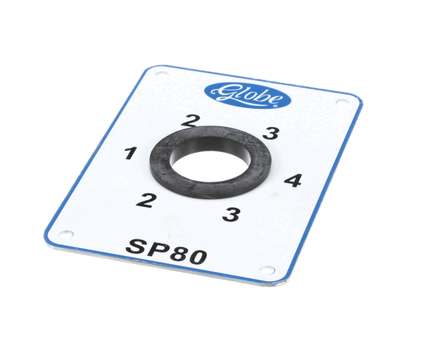 Globe X80E04 1-4 Speed Selection Plate (GLOX80E04)