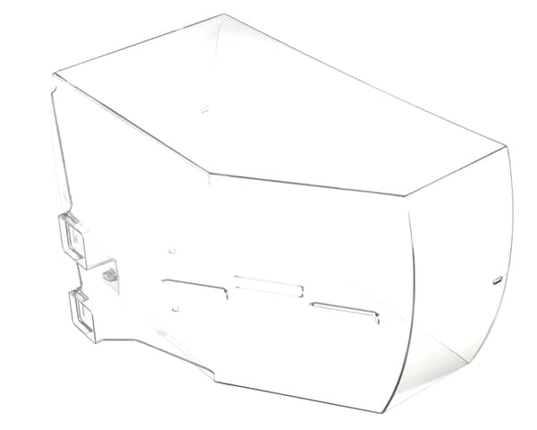 Crathco Grindmaster Cecilware 71210 Hopper, Gnb Dual Bean (GM71210)