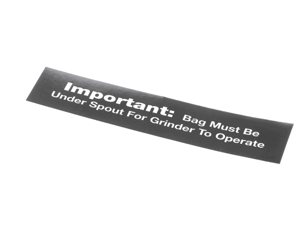 Crathco Grindmaster Cecilware 84967 Decal, 800 Bag Under Spout (GM84967)