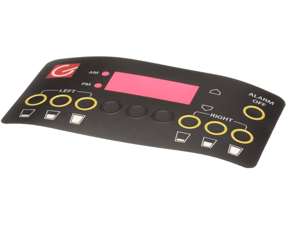 Crathco Grindmaster Cecilware A546-458 Decal, Twin Pb Urn Touchpad (GMA546-458)
