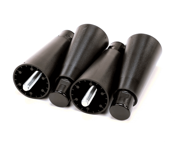 Crathco Grindmaster Cecilware M219B Legs 6 Black (4 Per) - Po/Pb/B (GMM219B)
