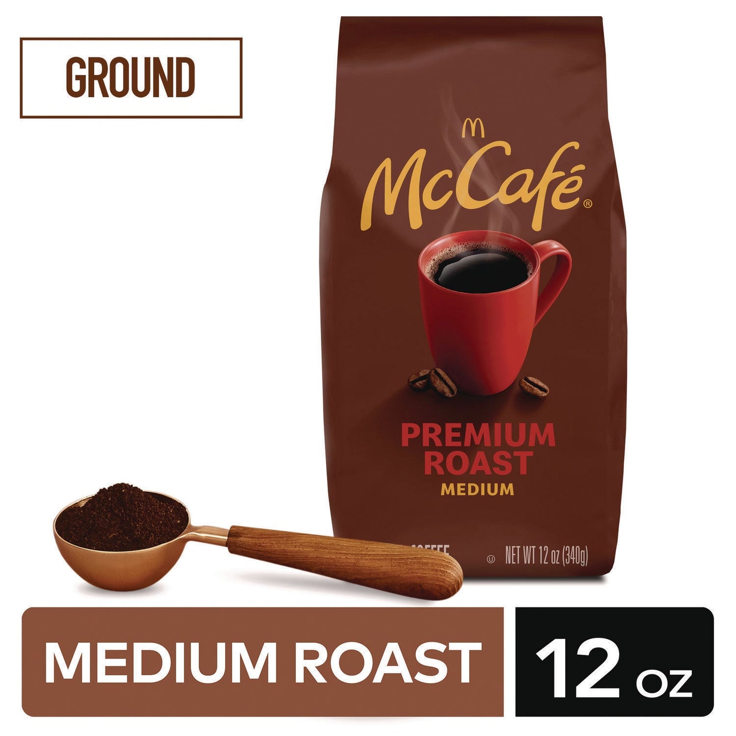 Nestlé Ground Coffee, Premium Roast, 12 oz Bag (GMT5535EA)