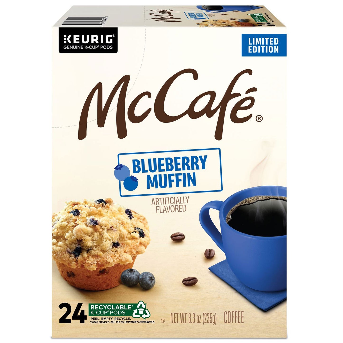 Nestlé Blueberry Muffin K-Cups, 24/Box (GMT9460)