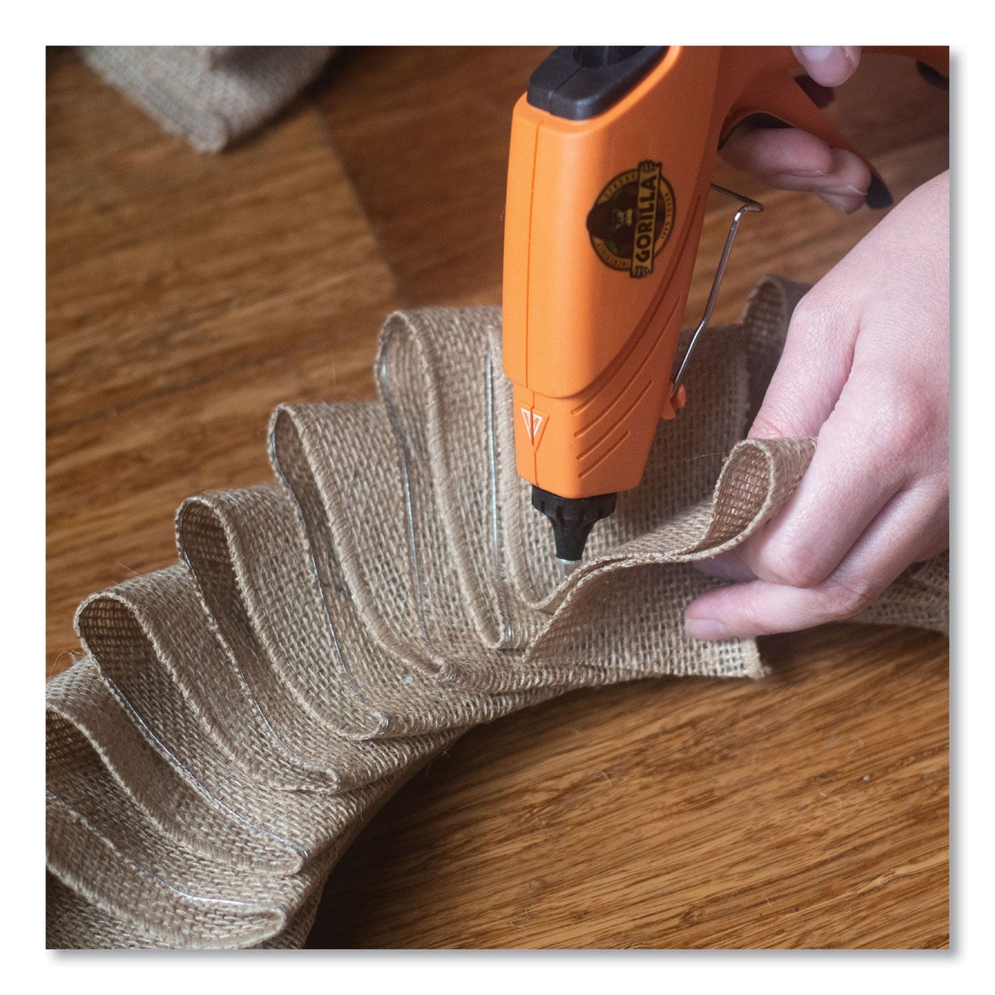 Gorilla Dual Temp Hot Glue Gun, Orange/Black (GOR100424)