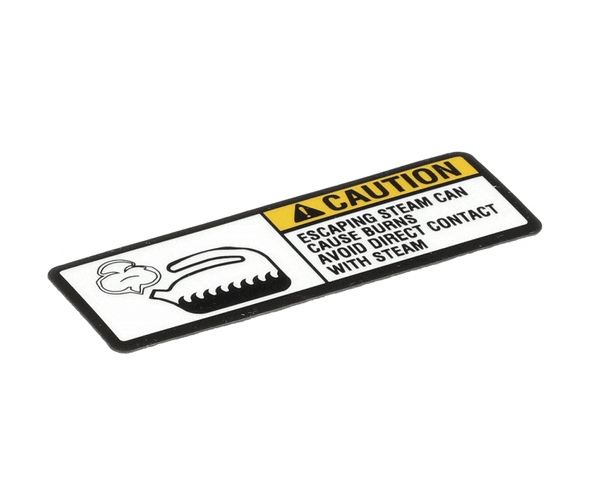 Groen 122853 Label, Caution Steam (GR122853)