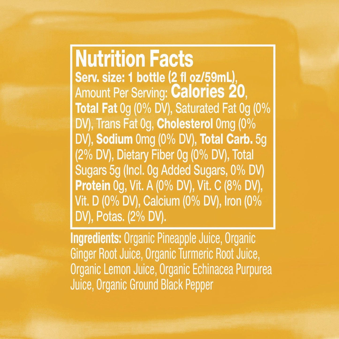 Vive Organic Immunity Boost, Ginger, 2 oz Bottle,12/Carton (GRR34800001)