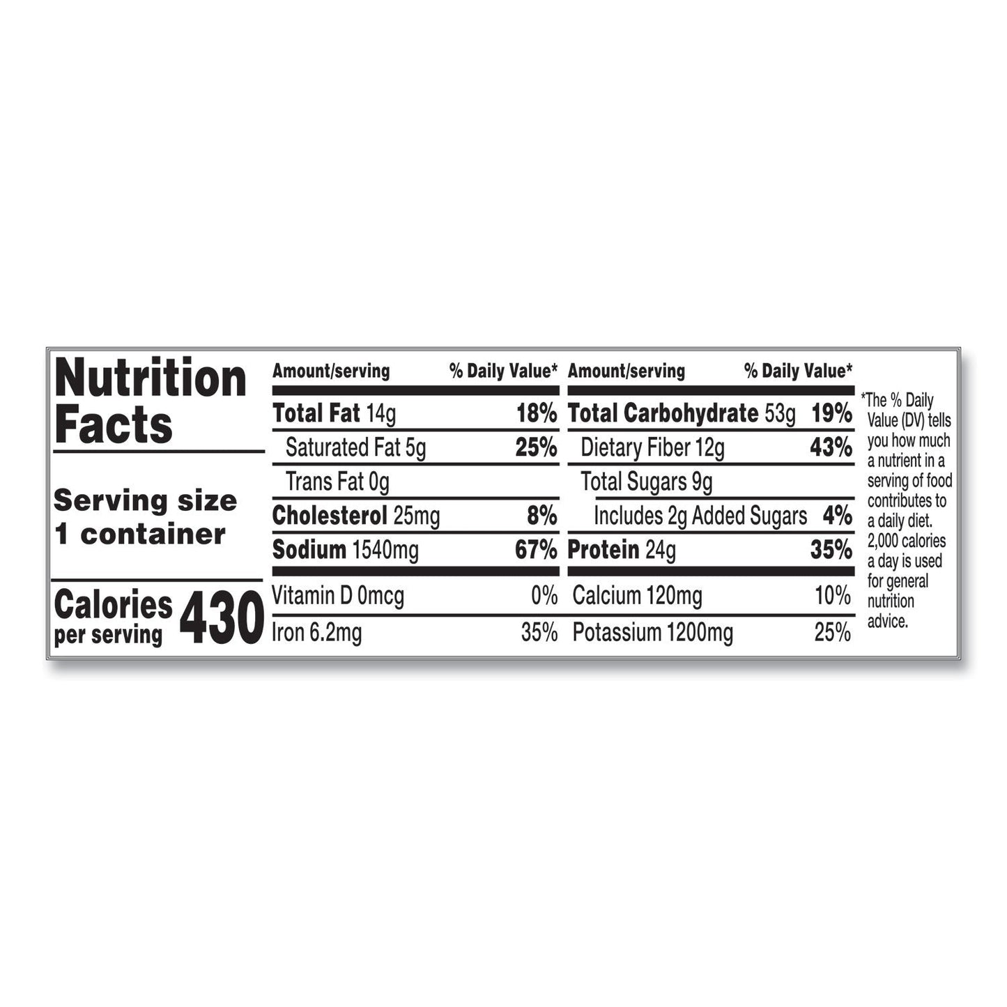 Campbell's Chunky Chili with Beans, 15.25 oz Bowl, 8/Carton (GRR35100009)