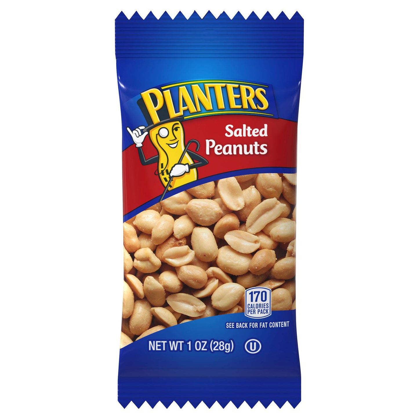 Planters Salted Peanuts, 1 oz Pouch, 48/Box, 2 Boxes/Carton (GRR60004074)