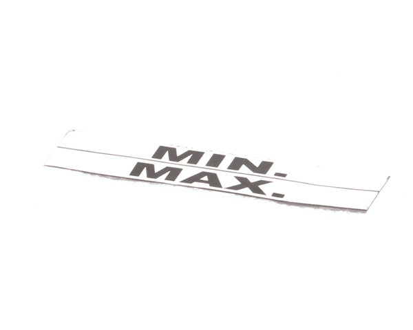 Groen Z000558 Label Maximum Minimum (GRZ000558)