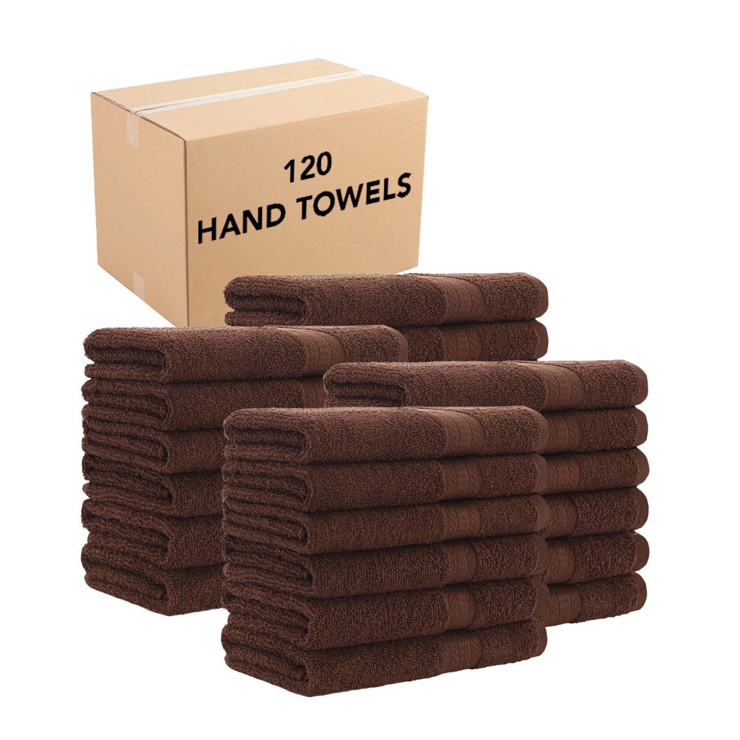 Hospeco® True Color Hand Towel 16x27 Brown, 120/Case (HOSHAND-BROWN)