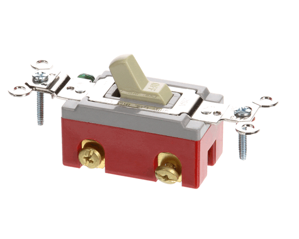 Hubbell Lighting 1222I Switch 20A 2P Ivory (HBL1222I)