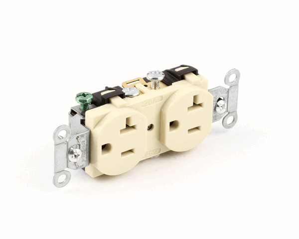 Hubbell Lighting Cr20I Duplex Receptacle (HBLCR20I)