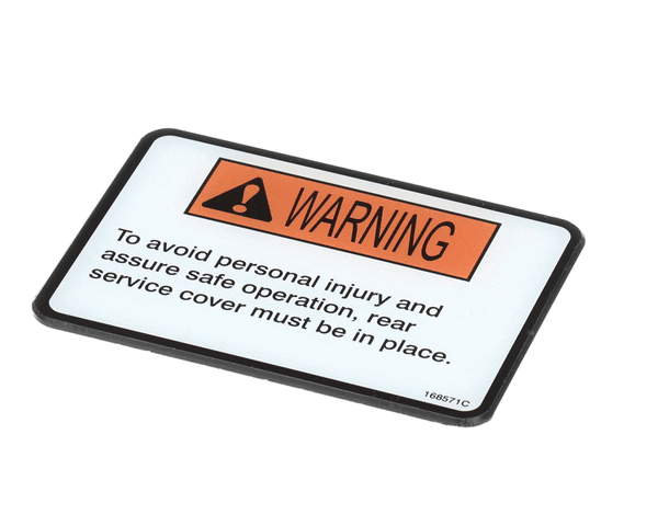 Henny Penny 168571 Label-Service Cover (HEN168571)