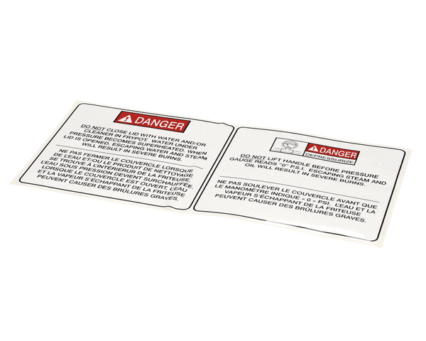 Henny Penny 71901 Label-Operational Haz, Eng/Fr (HEN71901)