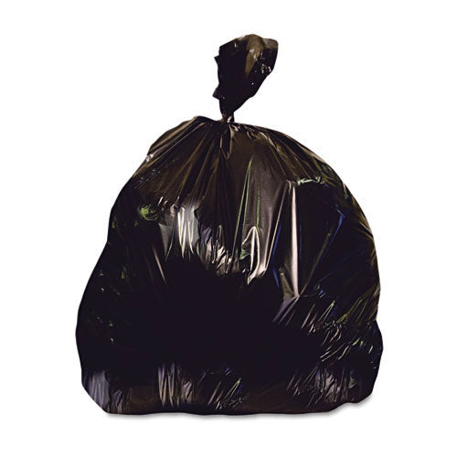 Unisan Low-Density Repro Can Liner, 45 gal, 2 mil, 40" x 46", Black, 100/Carton (HERX8046QK)