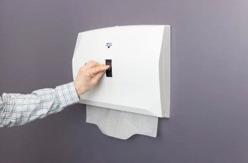 Hospeco® Health Gards® Lever Action Toilet Seat Cover Dispenser, White (HOSHG-3L)
