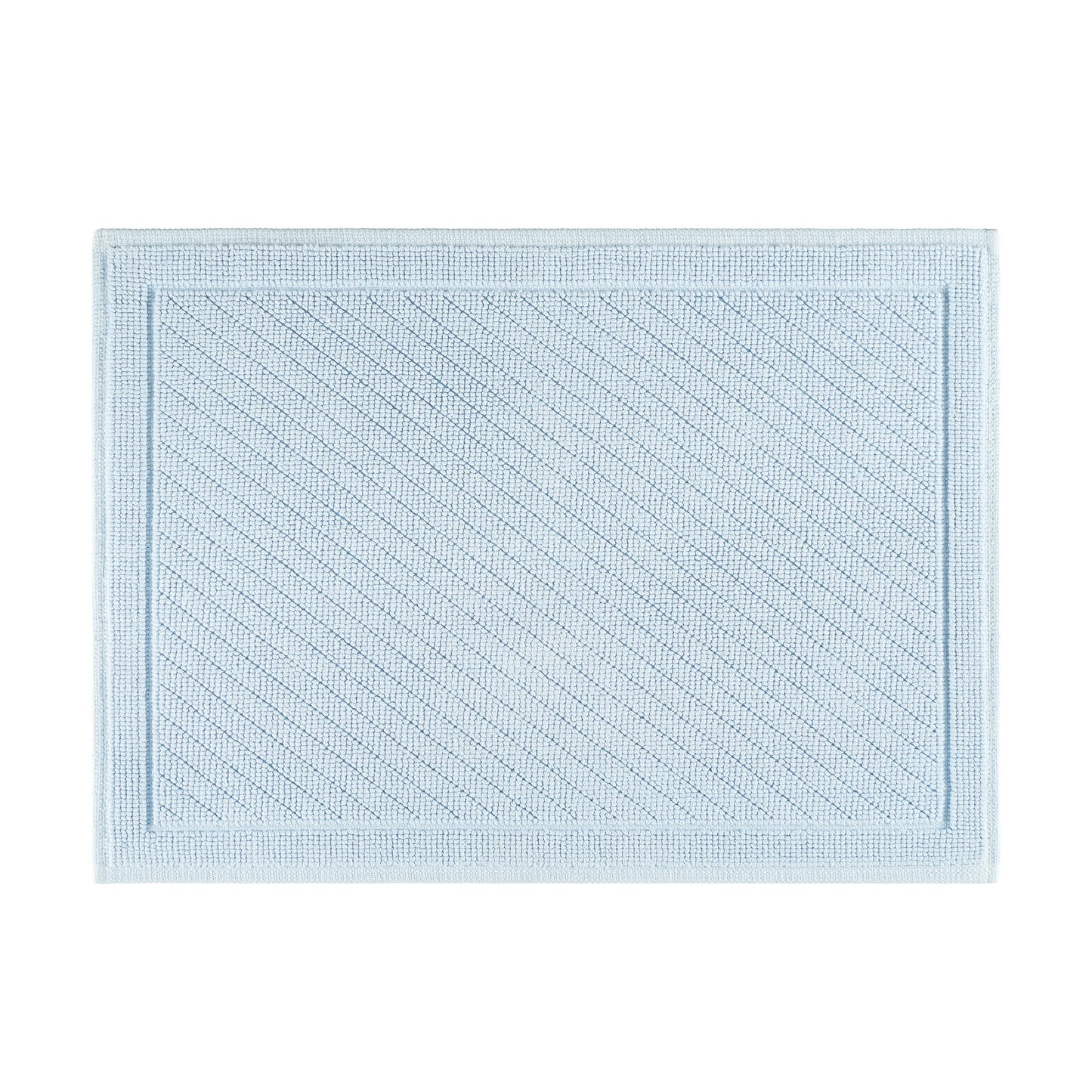 Arkwright Home Host & Home Cotton Bath Rug 17x24 Light Blue (P-HH-BM-1724-LB)