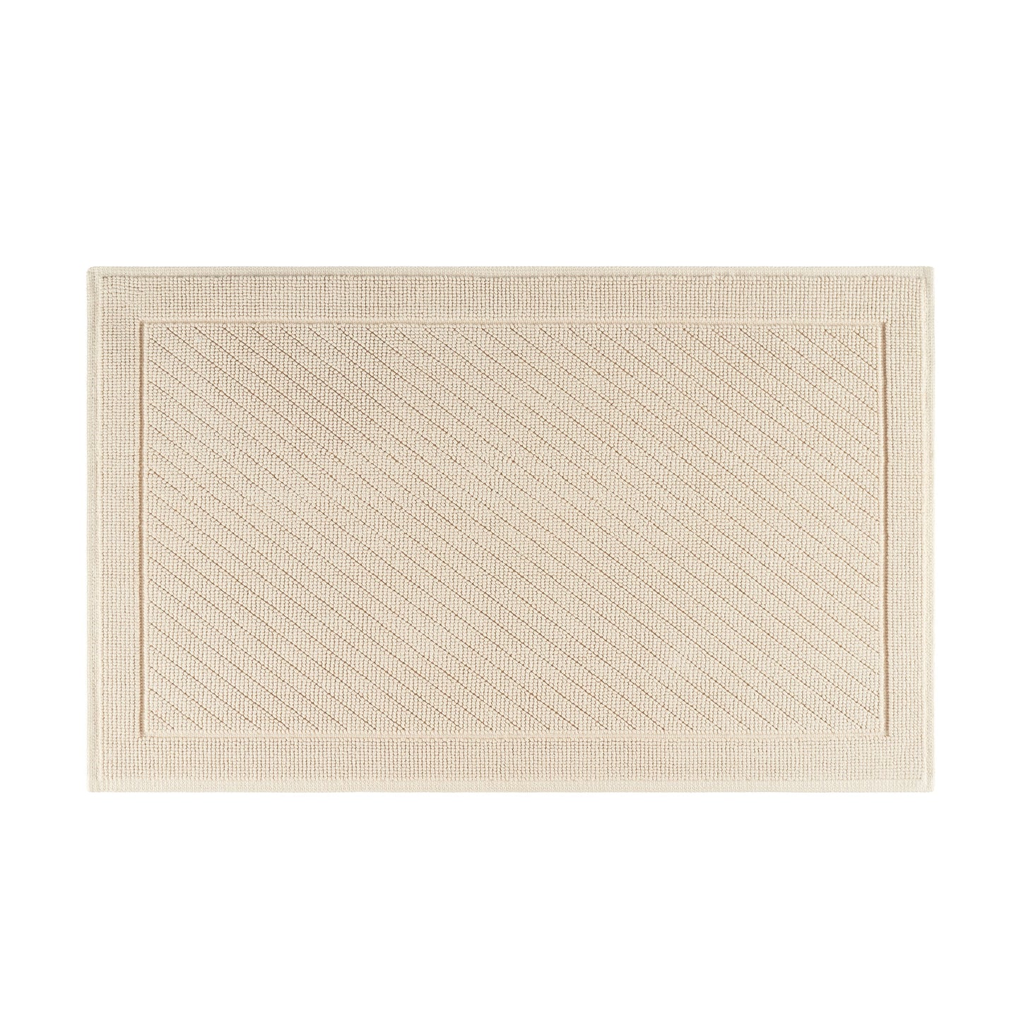 Arkwright Home Host & Home Cotton Bath Rug 20x32 Almond Milk (P-HH-BM-2032-BG)