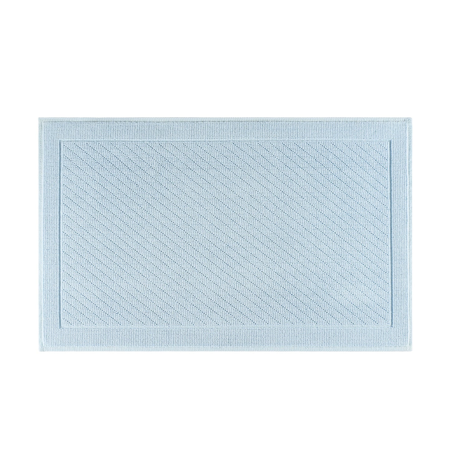 Arkwright Home Host & Home Cotton Bath Rug 20x32 Light Blue (P-HH-BM-2032-LB)