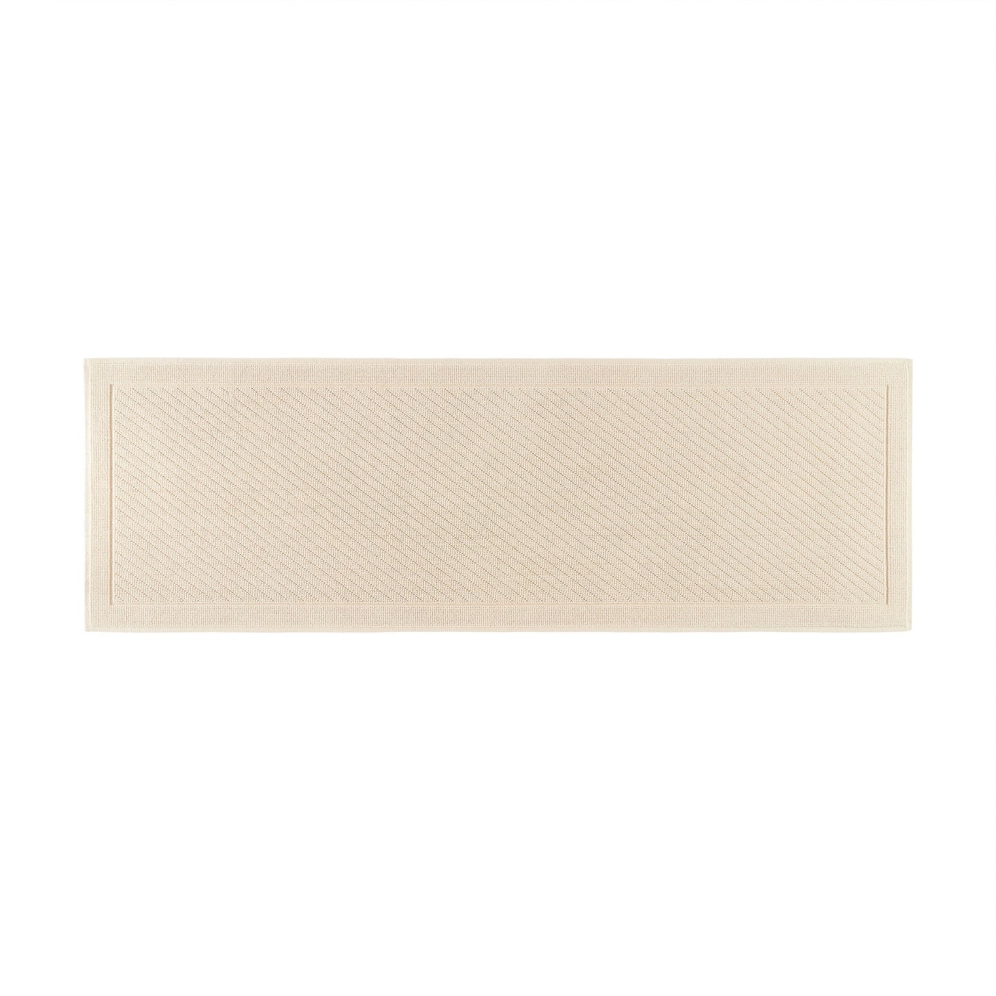 Arkwright Home Host & Home Cotton Bath Rug 20x60 Almond Milk (P-HH-BM-2060-BG)