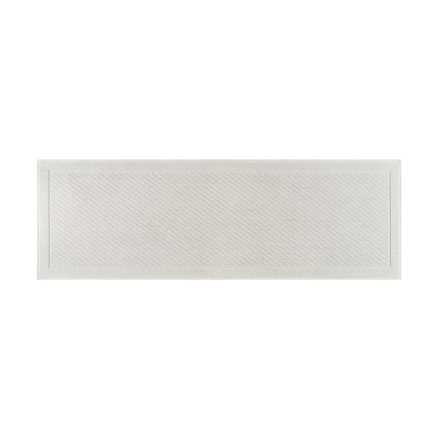 Arkwright Home Host & Home Cotton Bath Rug 20x60 Light Gray (P-HH-BM-2060-GY)