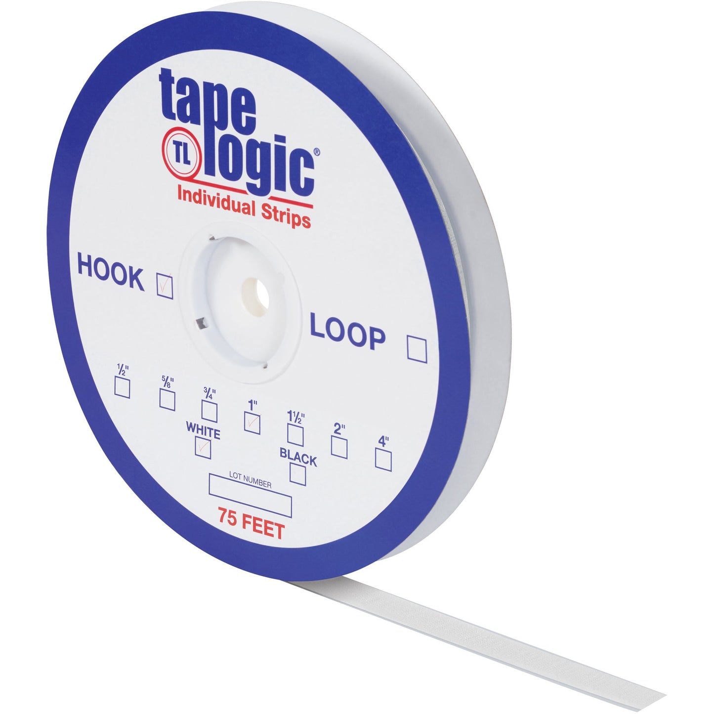 tape-logic-r-1-x-75-white-loop-tape-logic-r-individual-tape-strips-hlt116_1
