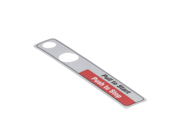 Hobart 00-477735 Label,Start/Stop (Dom) (HOB00-477735)