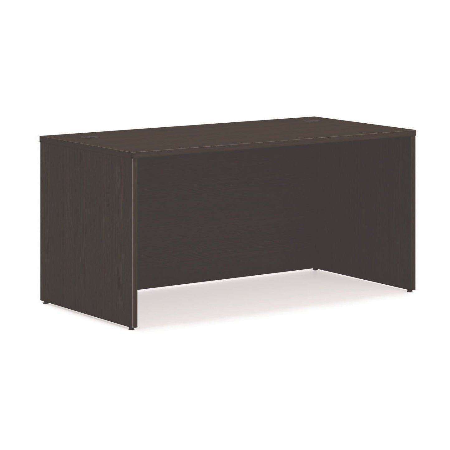 HON Mod L-Station Double Pedestal Desk Bundle, 60" x 72" x 29", Java Oak (HONL6072L2BBFJA)