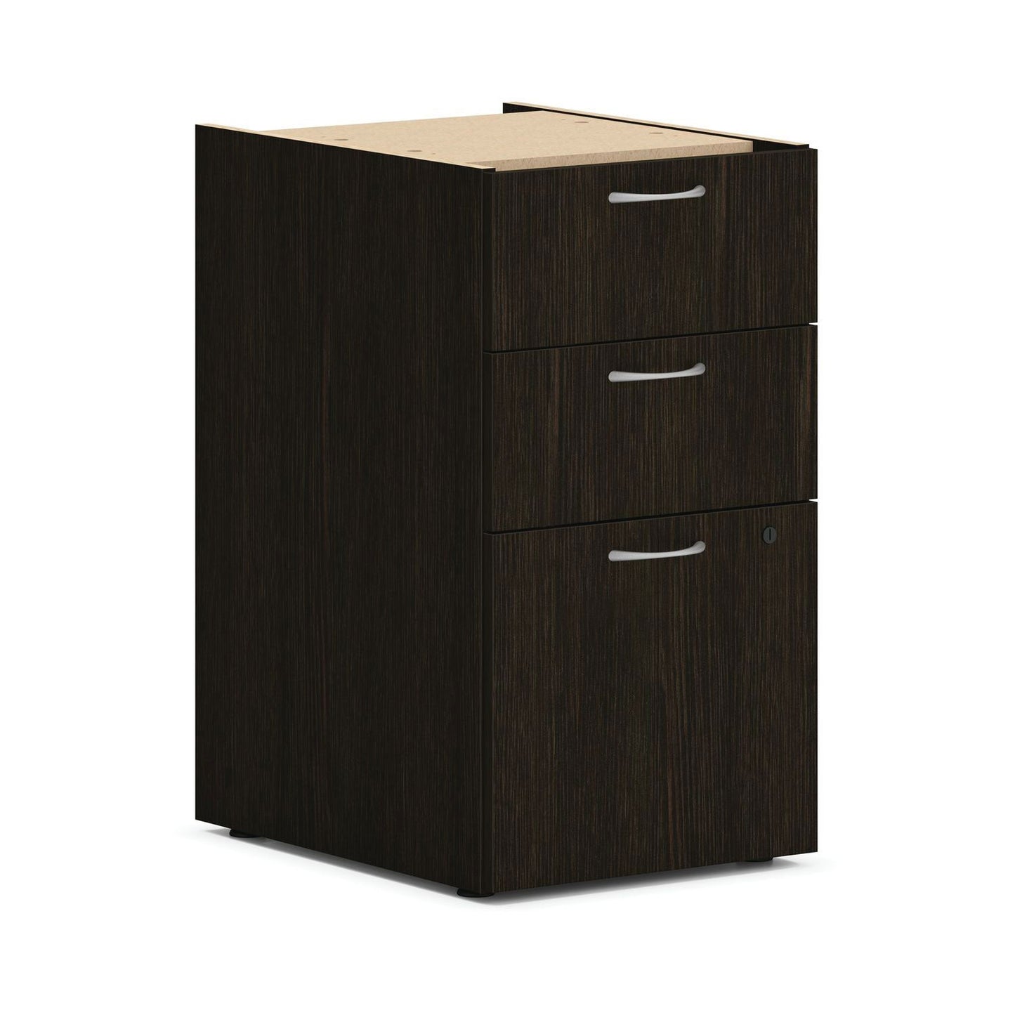 HON Mod Double Pedestal Desk Bundle, 60" x 30" x 29", Java Oak (HONLDS6030BBFJA)