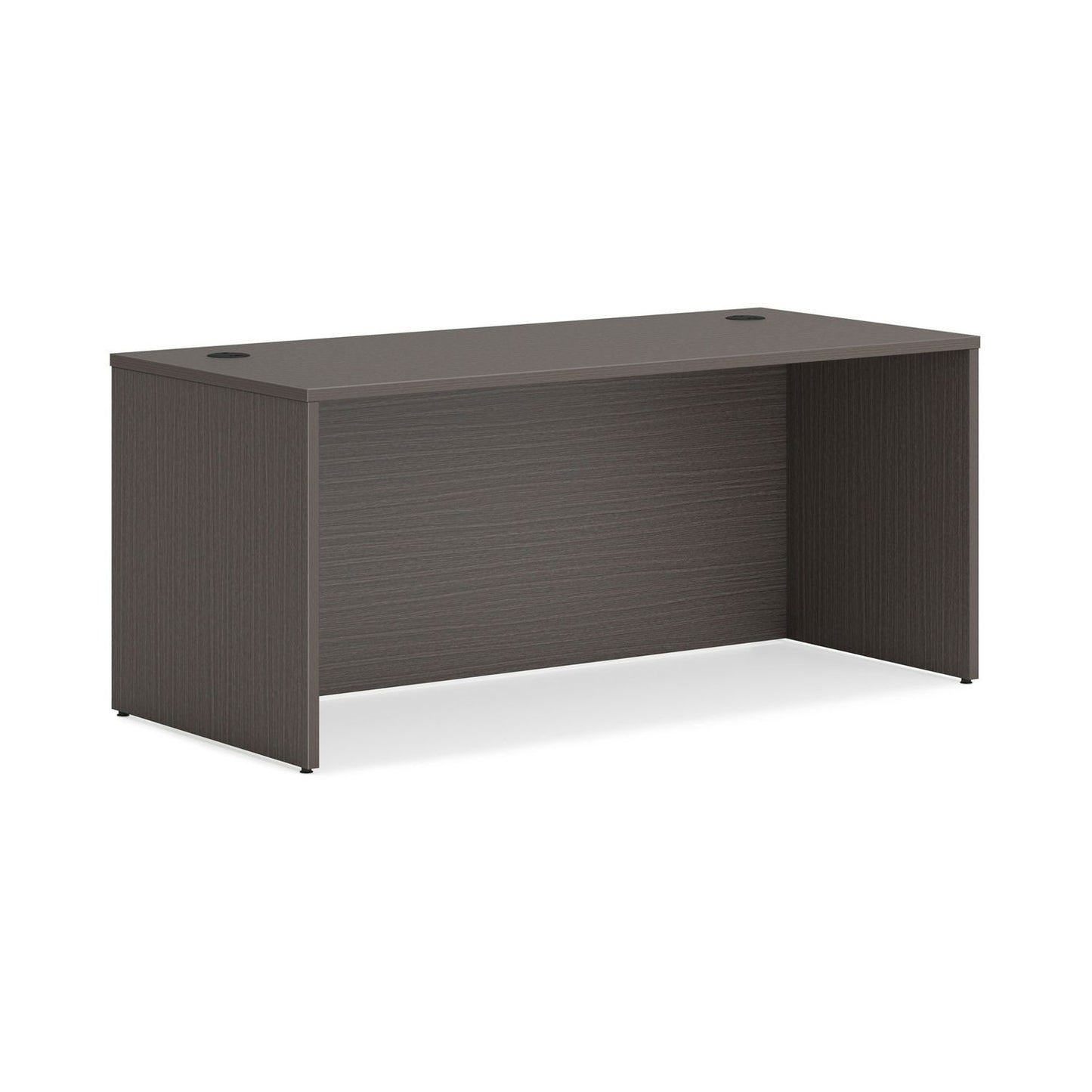 HON Mod Double Pedestal Desk Bundle, 66" x 30" x 29", Slate Teak (HONMOD002)