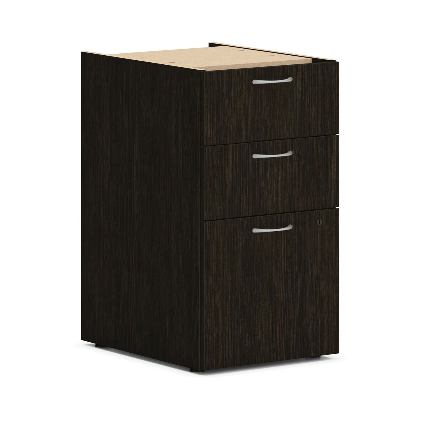 HON Mod Double Pedestal Desk Bundle, 72" x 30" x 29", Java Oak (HONMOD010)