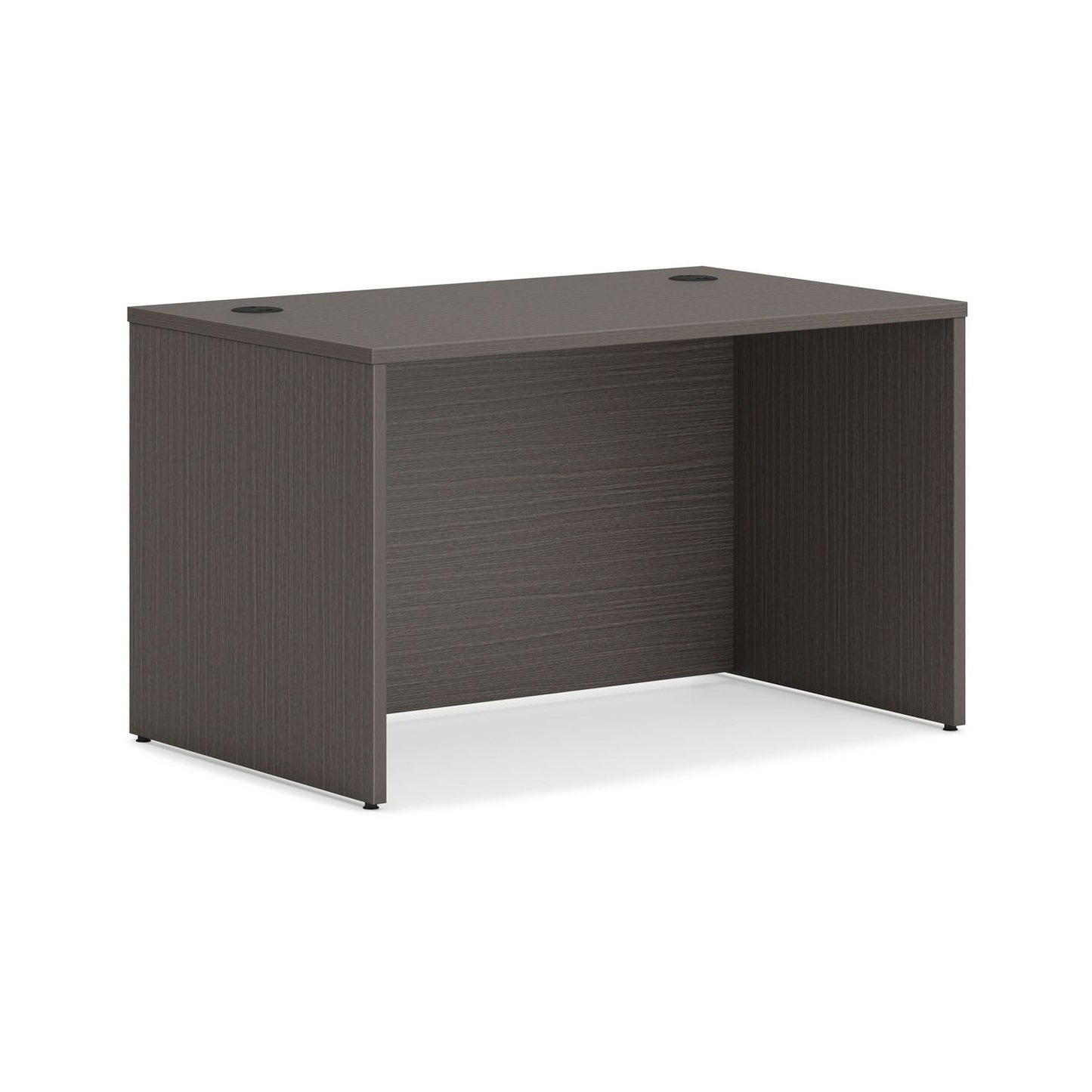 HON Mod Single Pedestal Desk Bundle, 48" x 30" x 29", Slate Teak (HONMOD172)