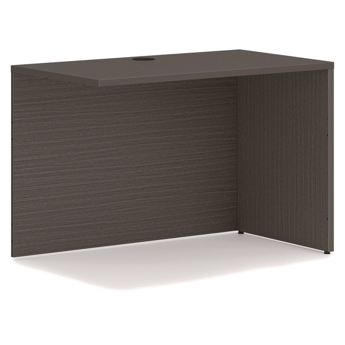 HON Mod L-Station Double Pedestal Desk Bundle, 60" x 72" x 29", Slate Teak (HONMOD187)