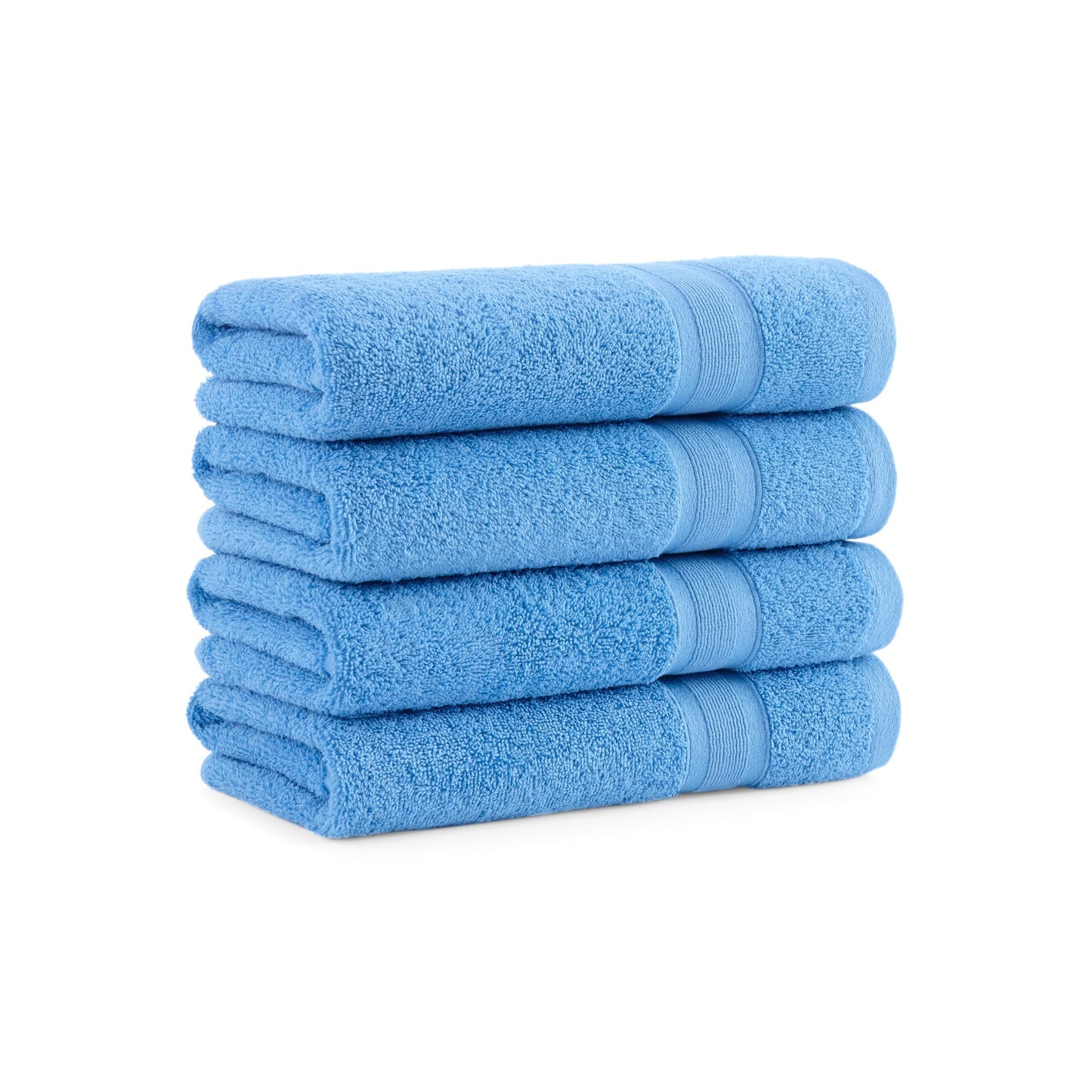Aston & Arden Aegean Recycled Hand Towel 18x30 Blue Solid (4/Pack) (P-HT-RO-1830-BL)