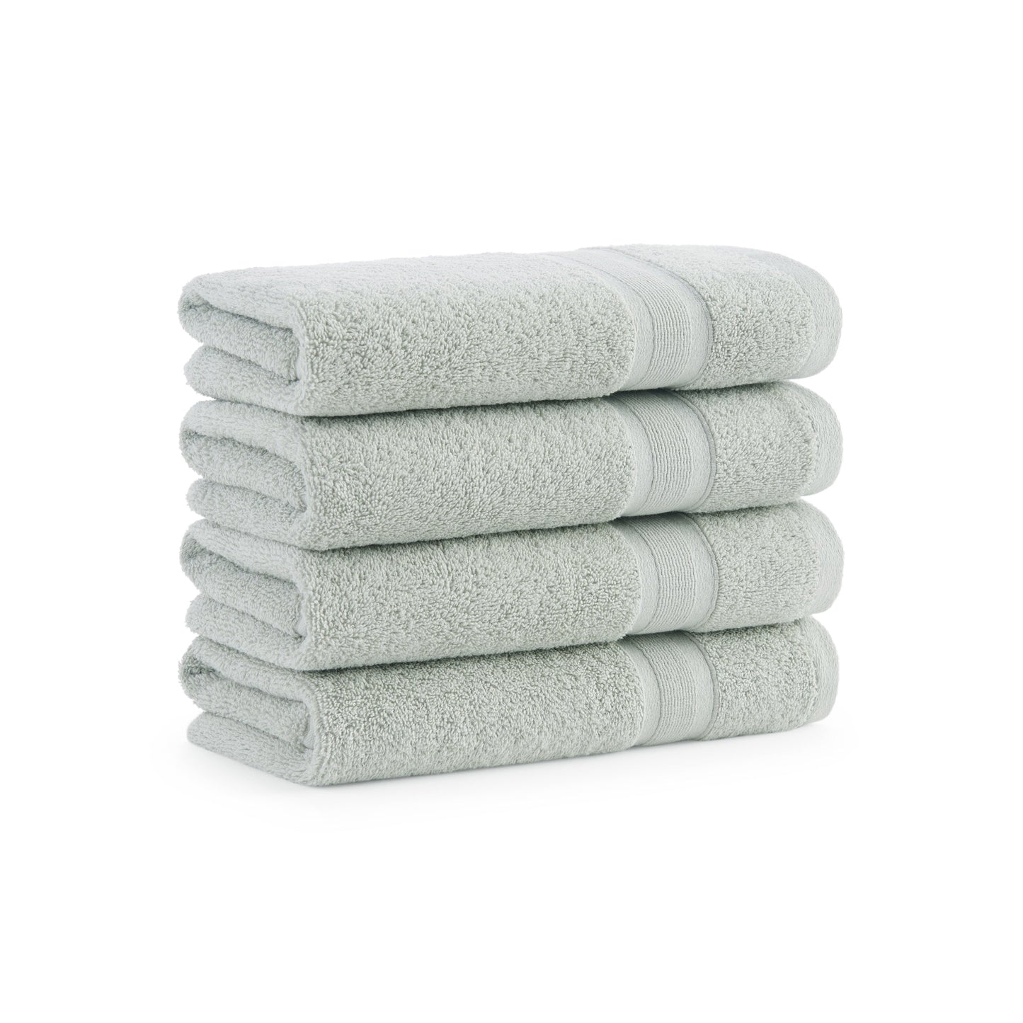 Aston & Arden Aegean Recycled Hand Towel 18x30 Green Solid (4/Pack) (P-HT-RO-1830-DS)