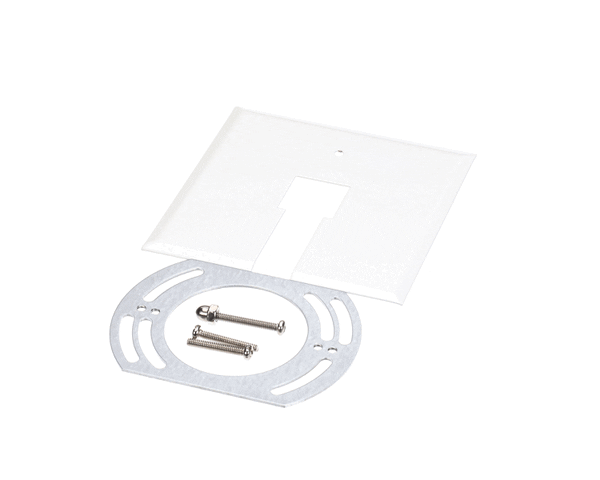 Hatco 02.19.171.02 Track Outlet Box Cover White (HT02-19-171-02)