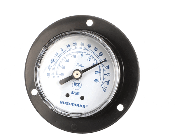 Hussmann 0469138 Thermometer 2 Dial Blk (HUS0469138)
