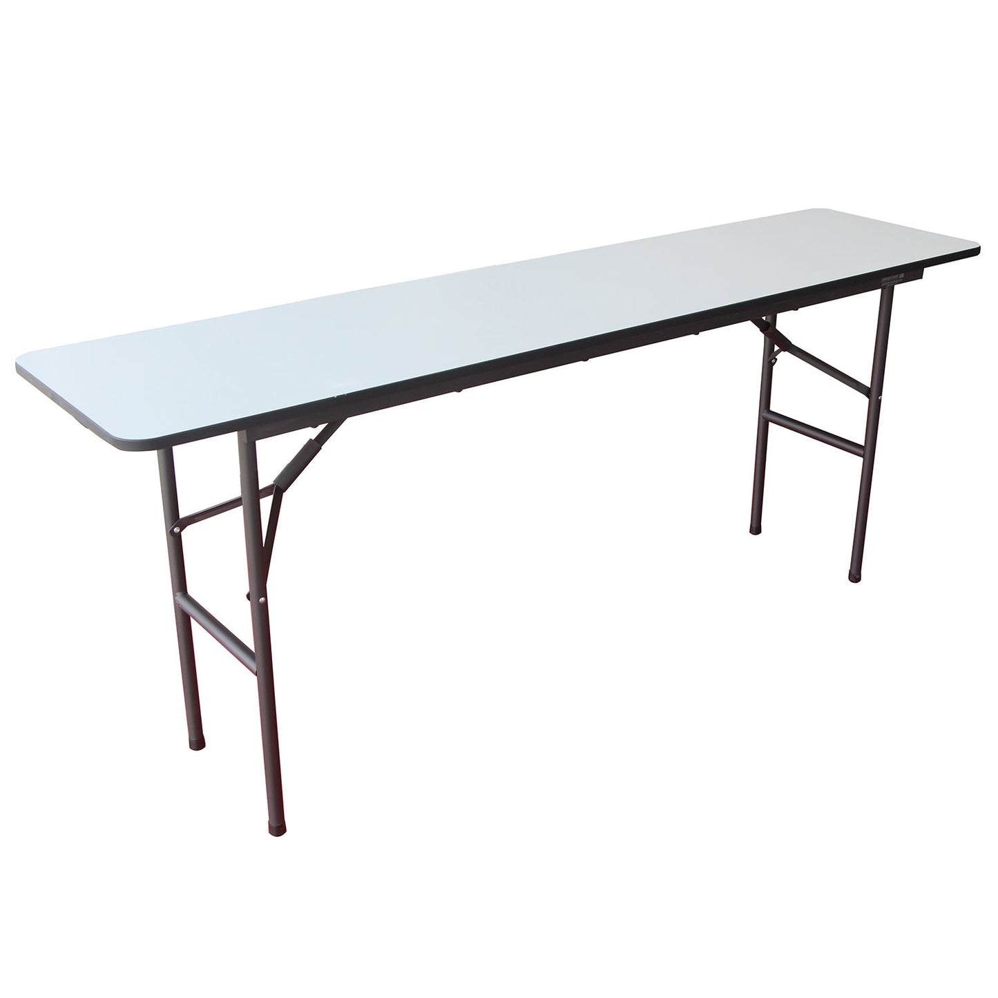 Interion Interion® Folding Wood Seminar Table, 72"W x 18"L, Gray (WB695834GY)