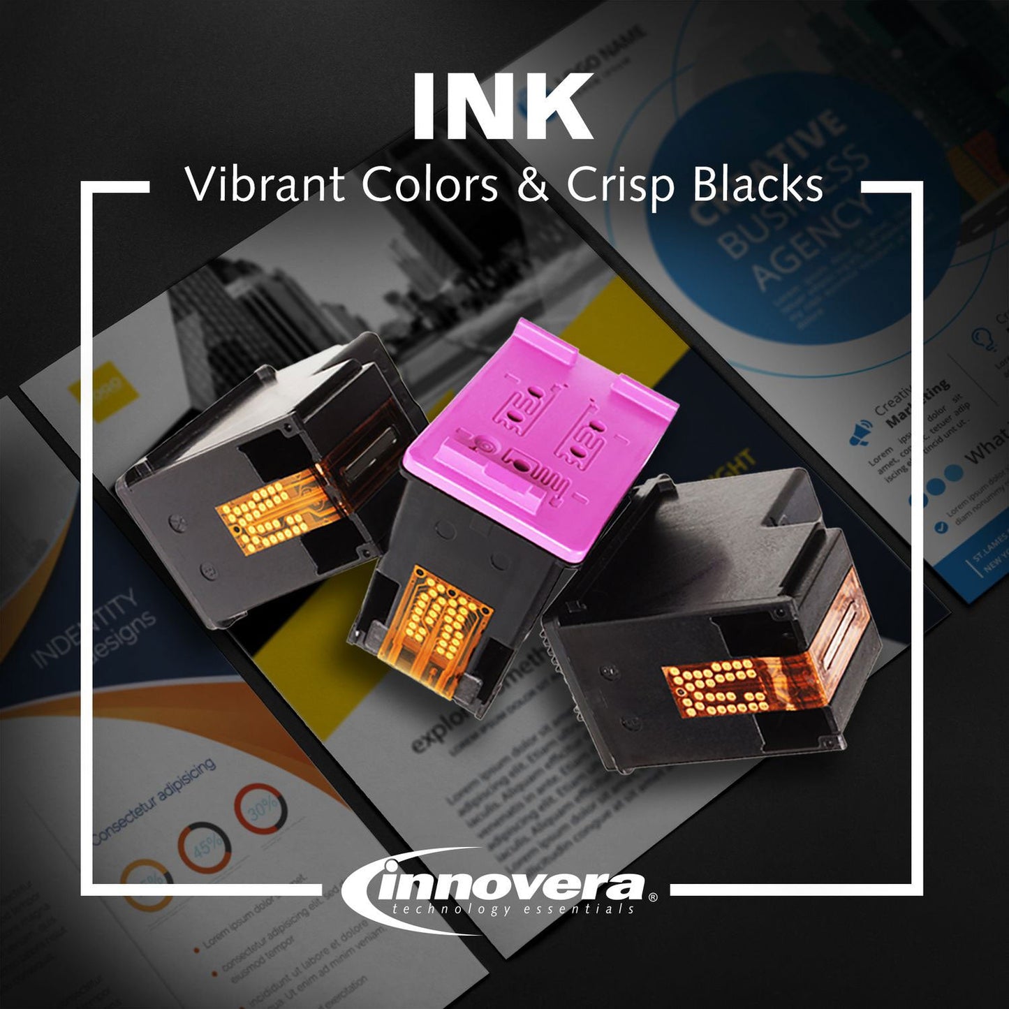 Innovera Remanufactured Cyan High-Yield Ink, Replacement for 910XL (3YL62AN), 825 Page-Yield (IVR3YL62AN)