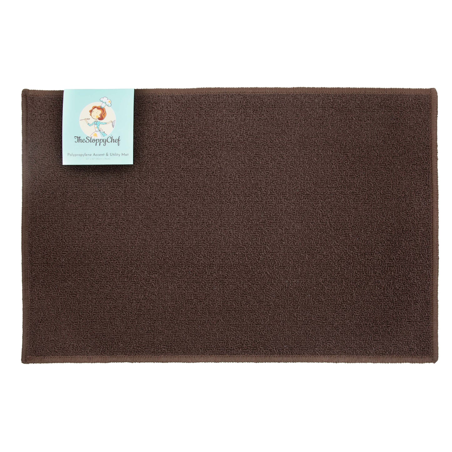 Sloppy Chef Accent Rug 20x30 Brown (PNP-JKT-20X30-BR)