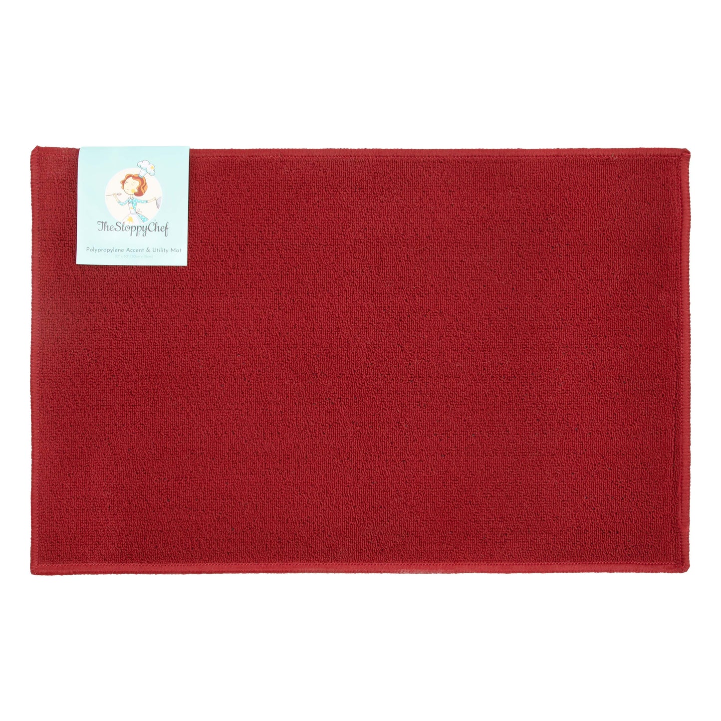 Sloppy Chef Accent Rug 20x30 Red (PNP-JKT-20X30-RD)